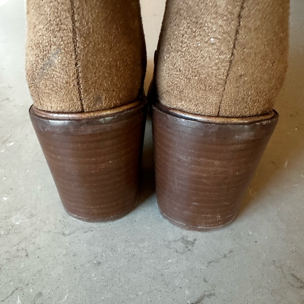 Seychelles SEXY Brown Over the Knee Suede Tall Boots Winter Spring Boho 6.5 NEW - Picture 6 of 10